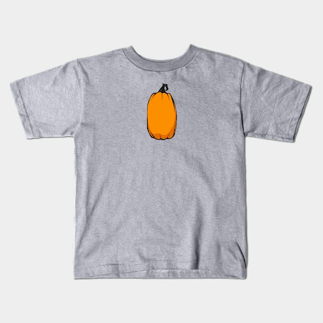 Pumpkin #3 Kids T-Shirt by Justin Langenberg